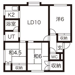 レジデンス三国の物件間取画像